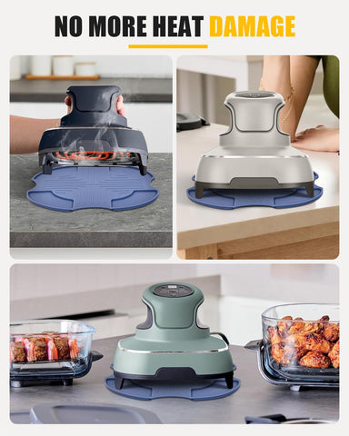 Versatile mat serves as trivet or hot-pot rest on counters