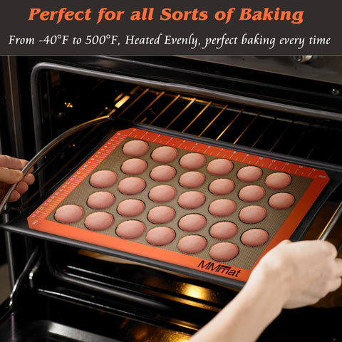 MMMAT kitchen mat protects counters and reduces parchment needs.