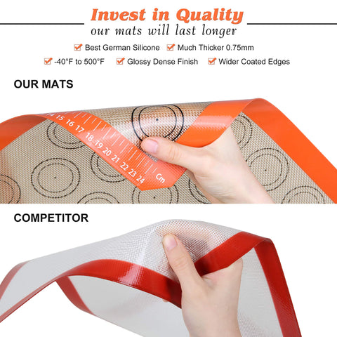 MMMAT mat ideal for macarons, pastries, and other baked treats.