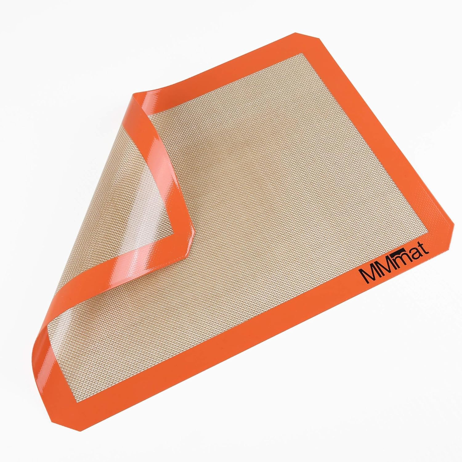 MMMAT silicone baking mat ensures even heat for vegetables.