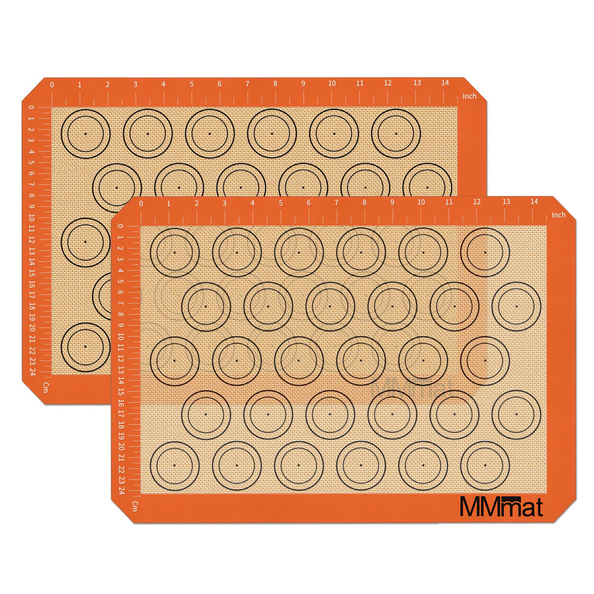 MMMAT silicone baking mat with nonstick surface for easy food release and cleanup.