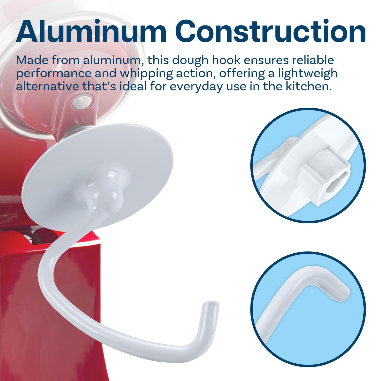 MMOBIEL 6-Wire Whip for KitchenAid, creates light, airy batters.