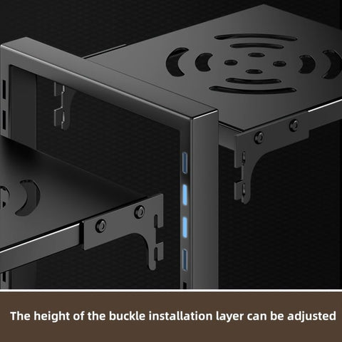 Mnftive adjustable dividers create custom sections for different pot heights