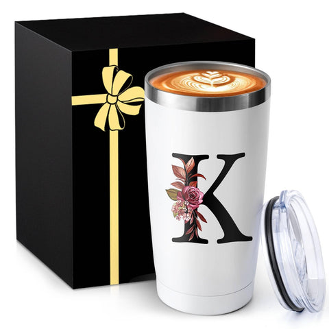 MNZZ 20oz insulated cup with lid keeps drinks hot on the go