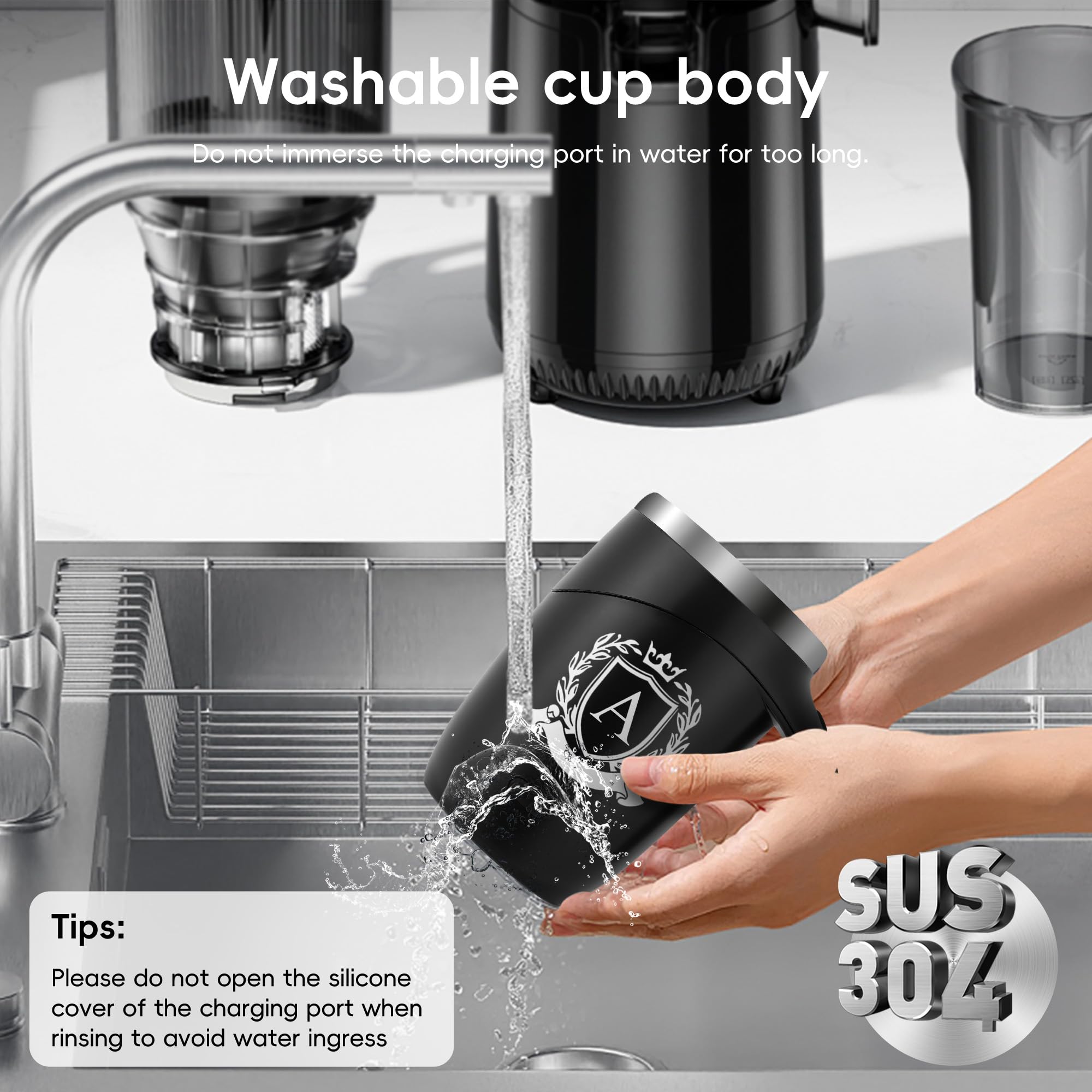 MNZZ detachable stirring mechanism makes cleaning quick and simple