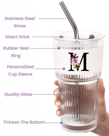 MNZZ portable glass cup, lightweight and easy to carry.