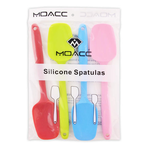 MOACC four-piece spatula set ideal for stirring, scraping and folding.