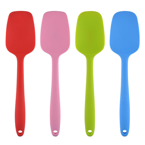 MOACC seamless one-piece spatula with stainless steel core for sturdy handling.