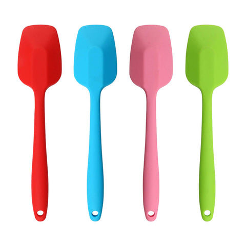 MOACC silicone spatulas set of four, 10.6 inch, for coated cookware and non-stick surfaces.