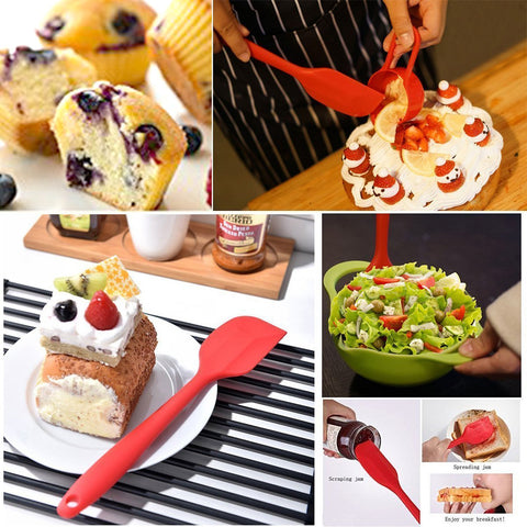 MOACC silicone spatulas dishwasher-safe for quick cleanup after meals.
