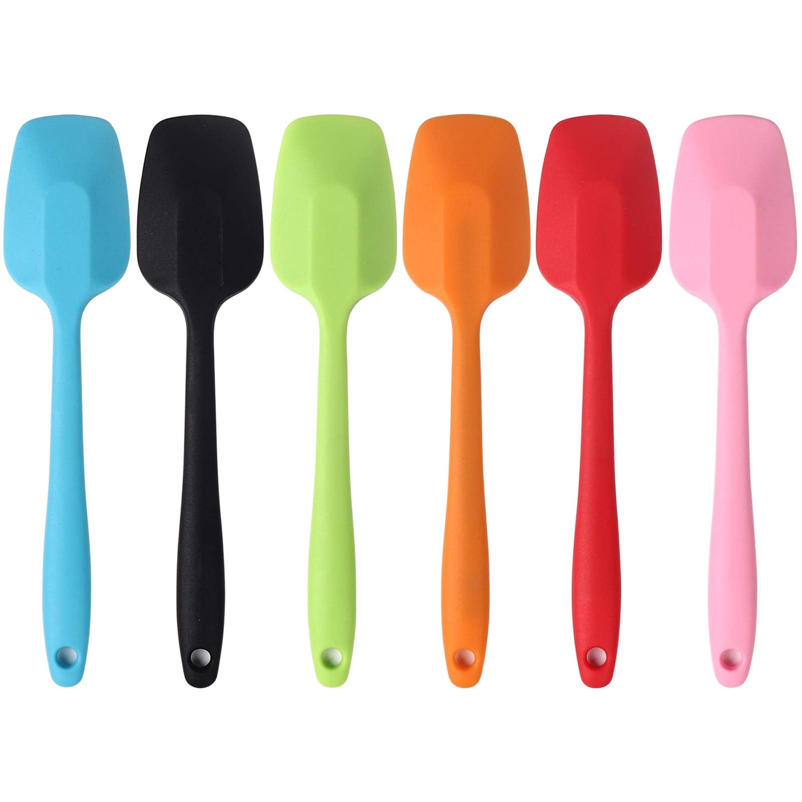 MOACC silicone spatulas one-piece design ensures seamless cleaning and durable performance.