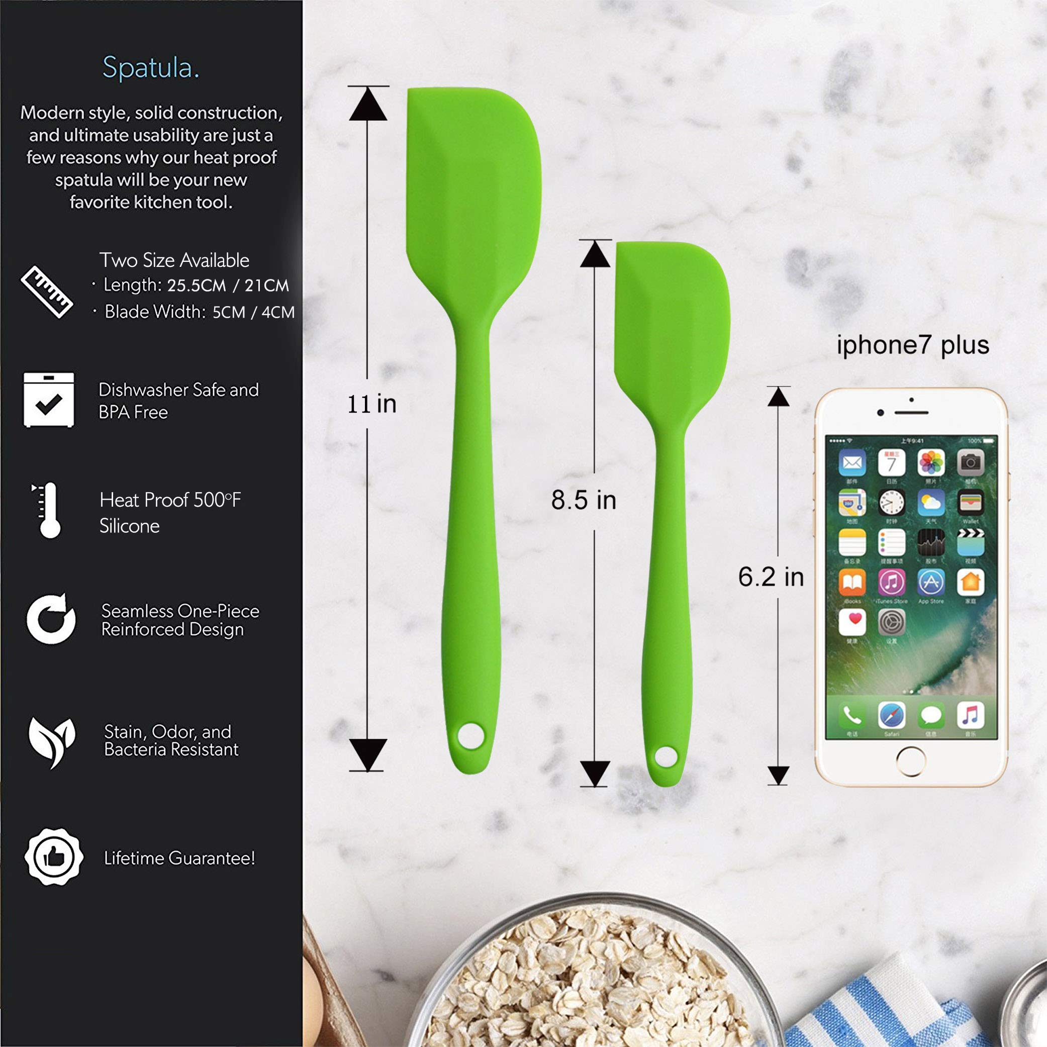 MOACC spatula with sturdy ergonomic handle for comfortable grip