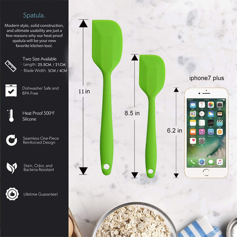 MOACC spatula with sturdy ergonomic handle for comfortable grip