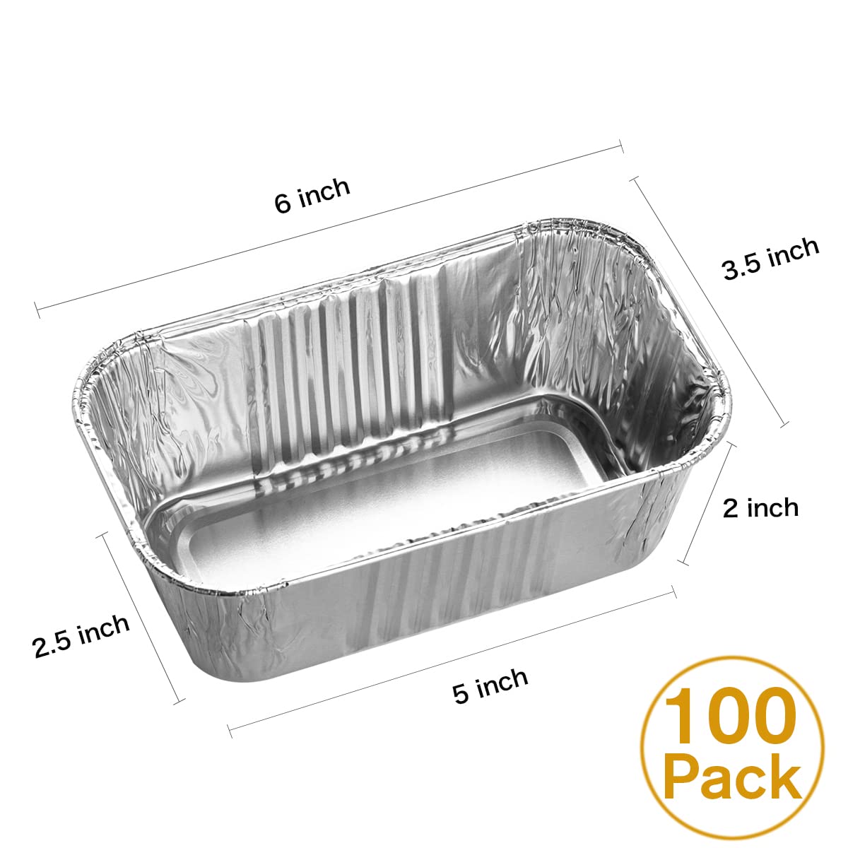 MOACOCK disposable foil loaf pan ideal for quick cleanup after baking