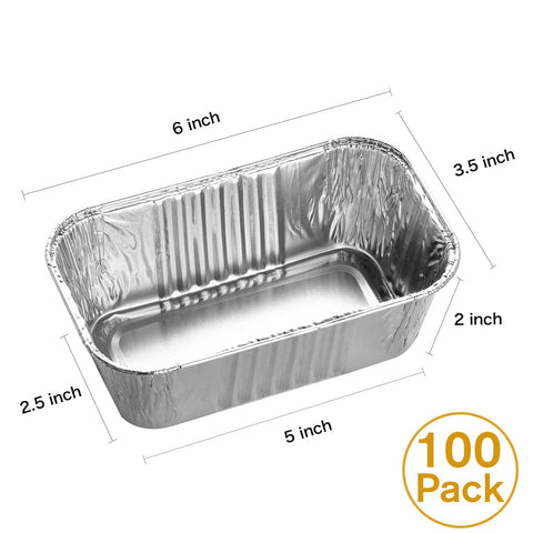 MOACOCK disposable foil loaf pan ideal for quick cleanup after baking
