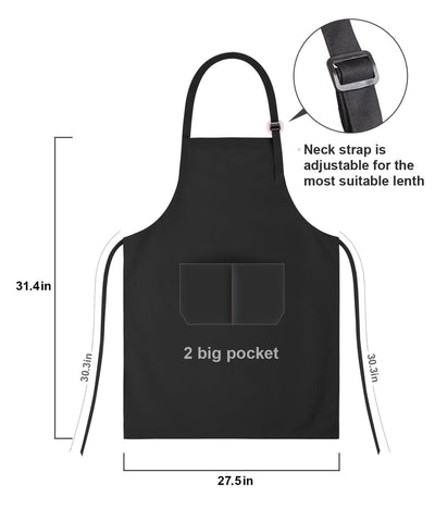 Moanlor Art kitchen scene showing apron in use for cooking and baking.