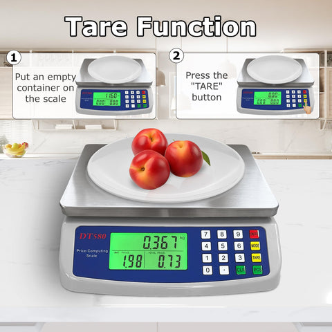 MOCCO scale powered by battery or AC for flexible placement.