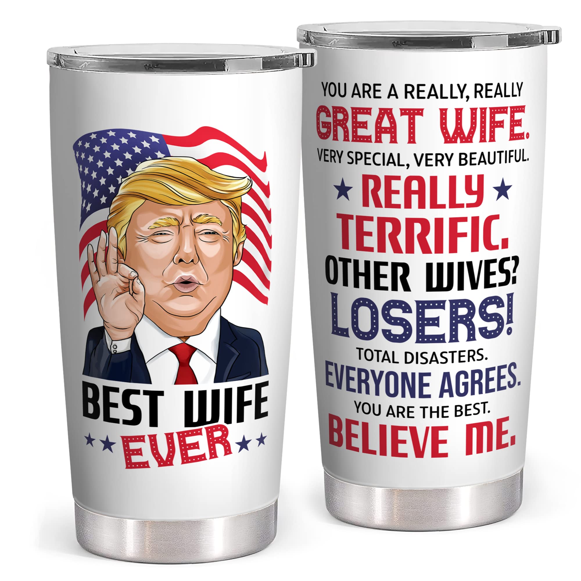 Mocosweeties 20 oz white tumbler keeps beverages at ideal temperatures on the go