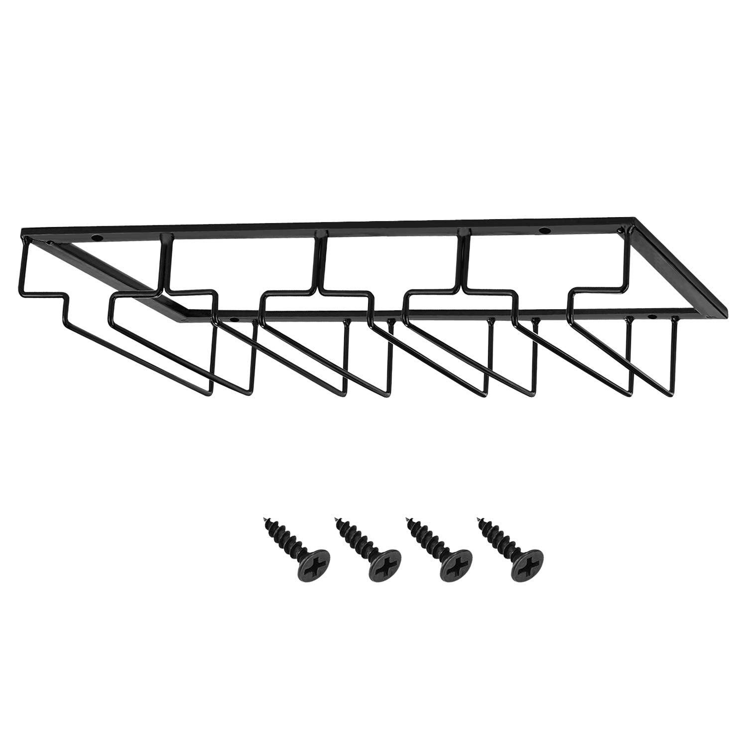MOCOUM stemware rack shows durable metal construction for long-lasting use