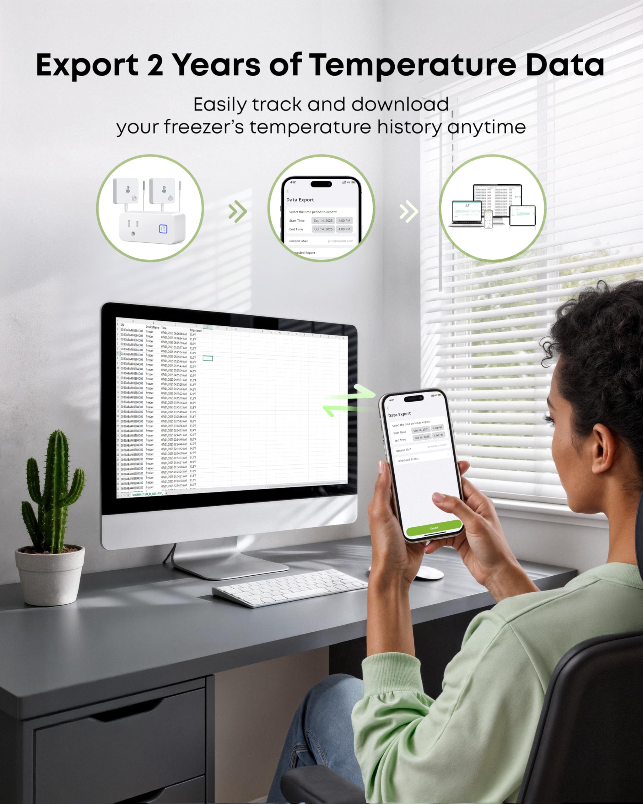 MOCREO expandable sensors up to 30 per hub for broader coverage.