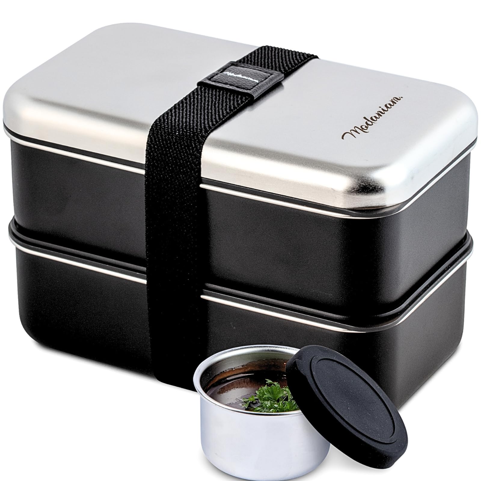Modaniam leak-proof Bento Box for adults with stackable design for on-the-go meals.