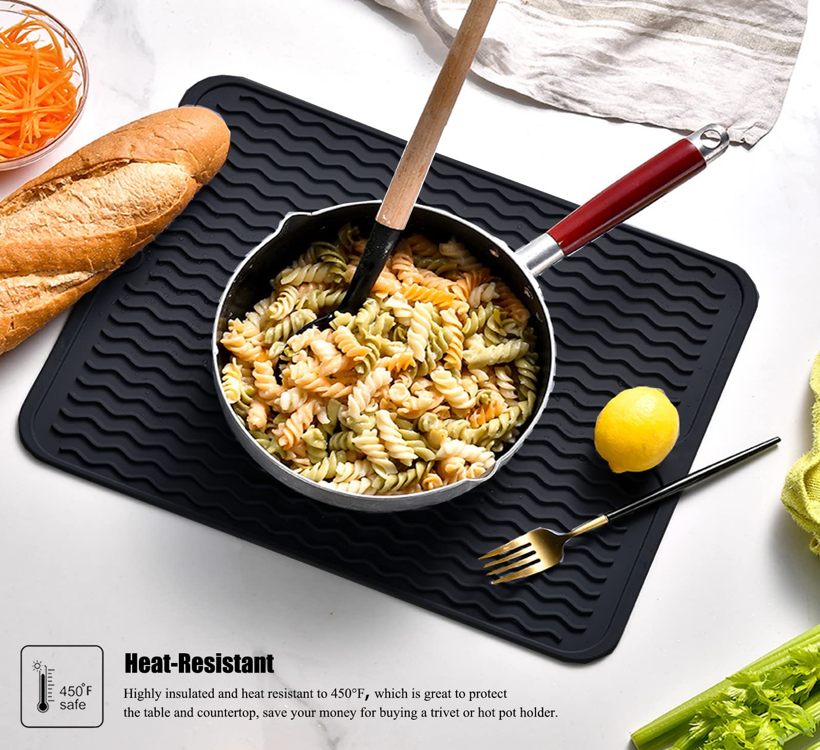 MODENGKONGJIAN fridge liner doubles as heatproof mat