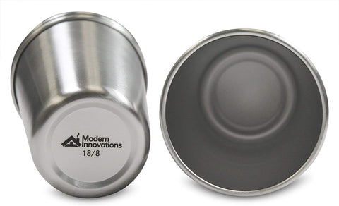 Modern Innovations dishwasher-safe stainless tumbler ready for easy cleanup