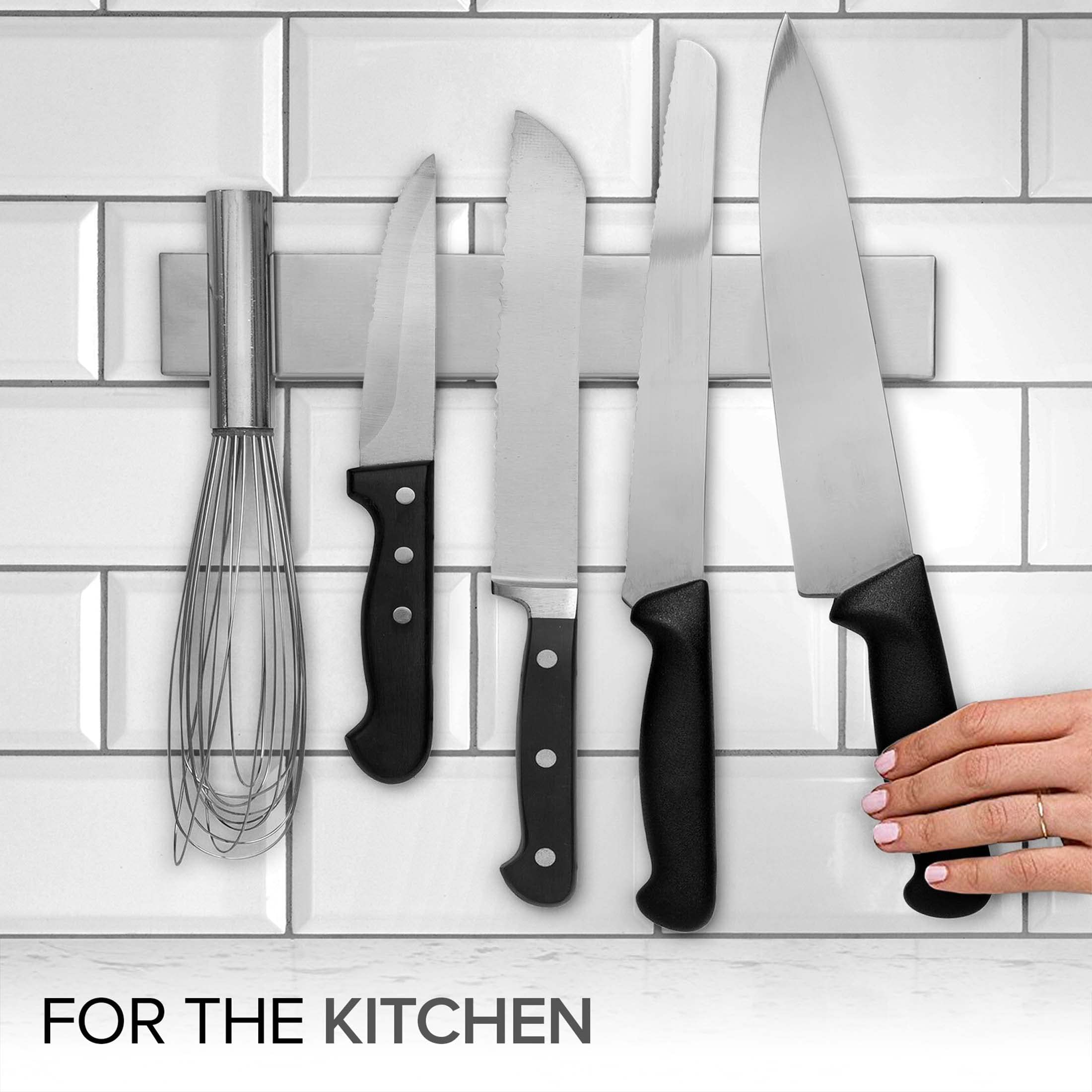 Modern Innovations knife bar mounted near workstation boosts workflow.