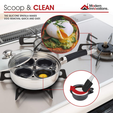 Modern Innovations multi-use egg poacher pan for versatile meals.