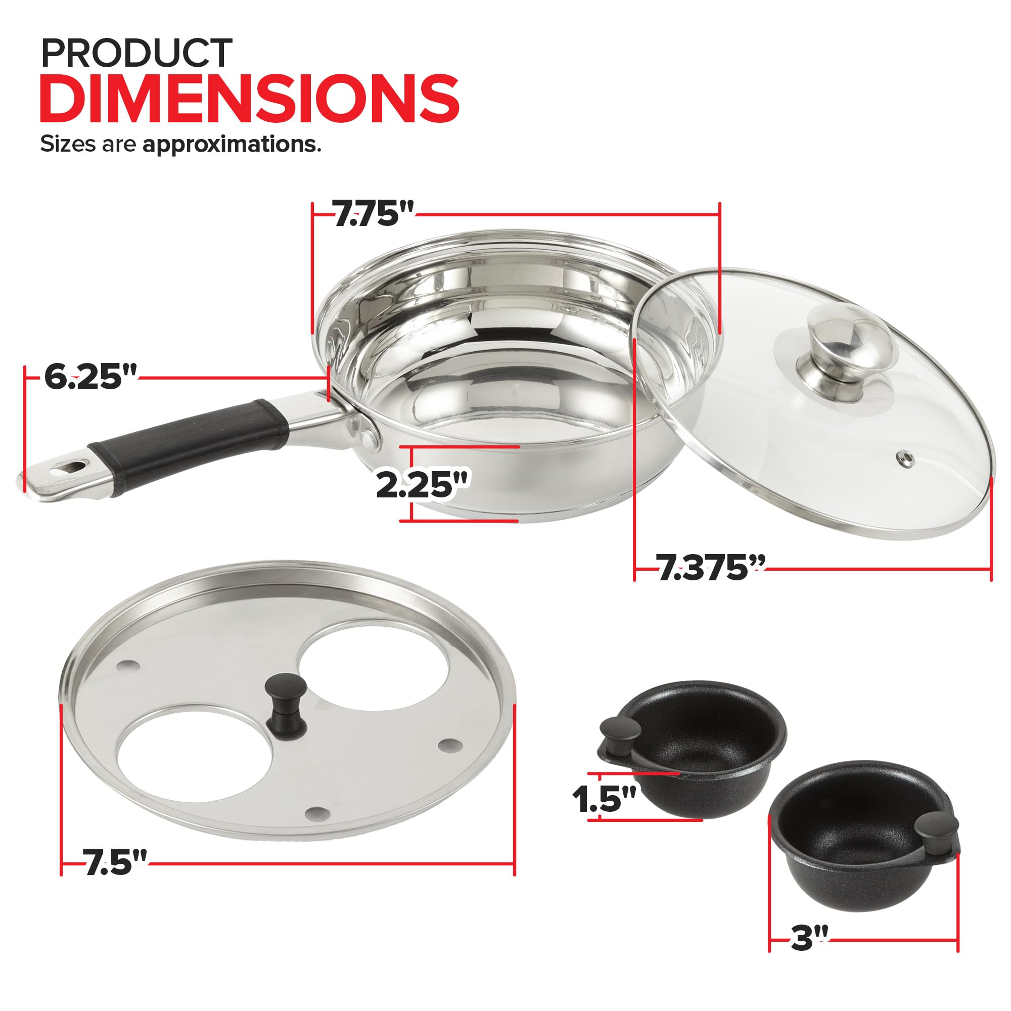 Modern Innovations stainless steel poacher pan delivers even heat and durable performance