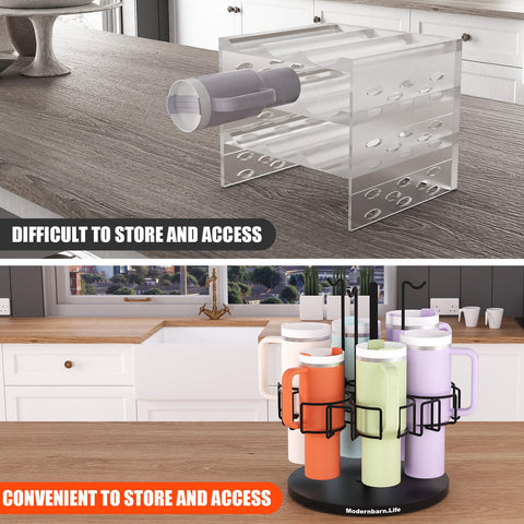 Modernbarn.life rotates to reach any cup quickly