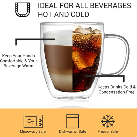 Modvera 19oz capacity highlights hot coffee and iced drinks without frequent refills.