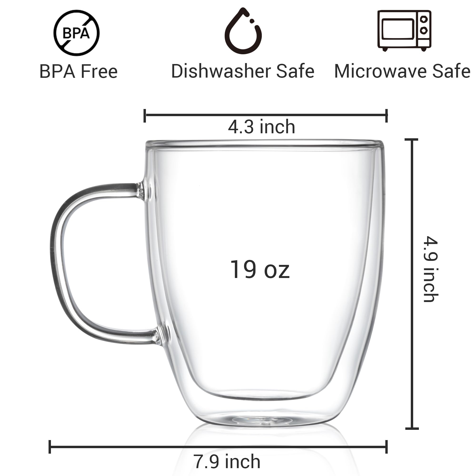 Modvera thickened wide handle for secure, comfortable grip.