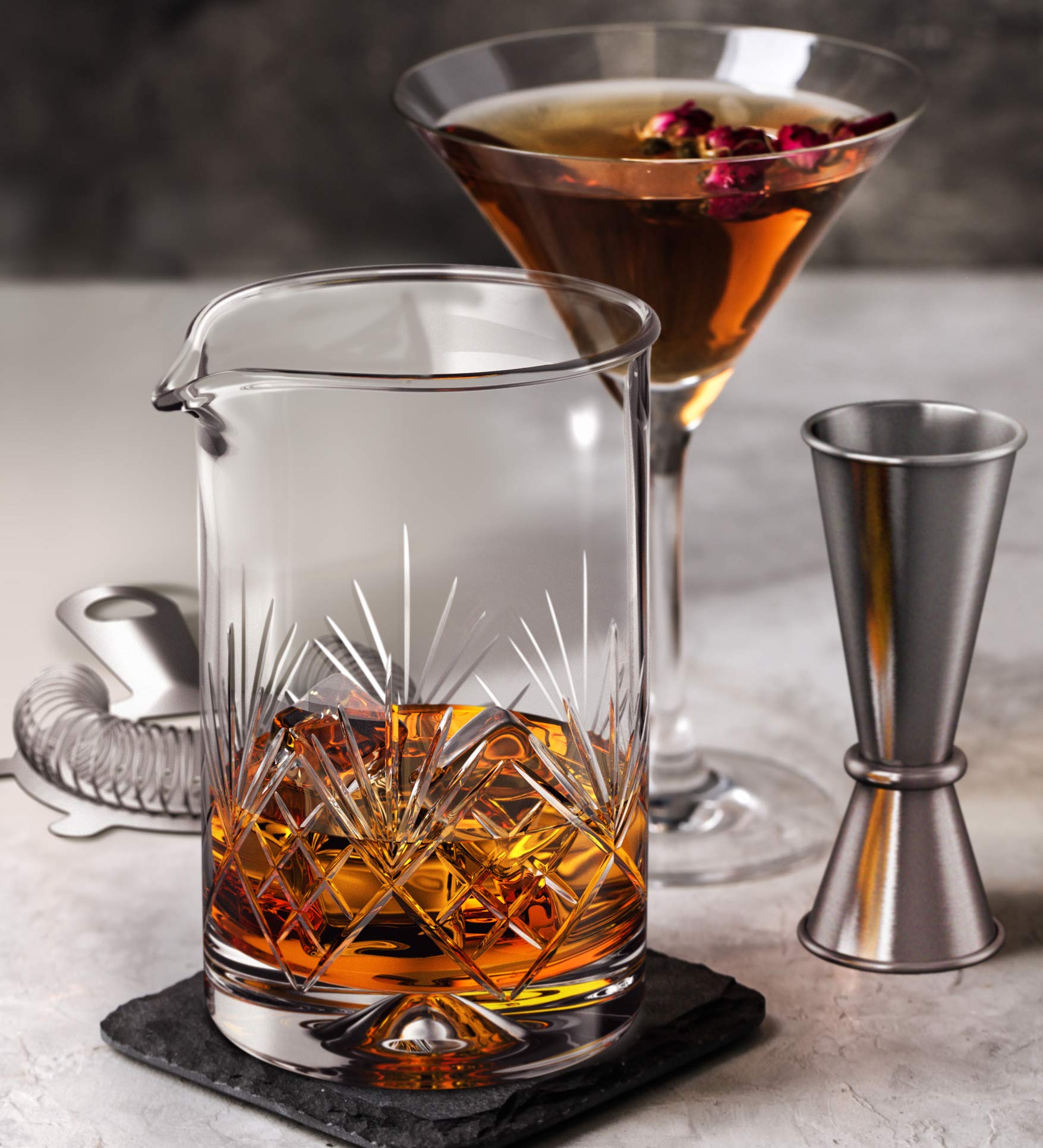 MOFADO crystal ensures long-lasting durability and timeless appeal for daily bar use