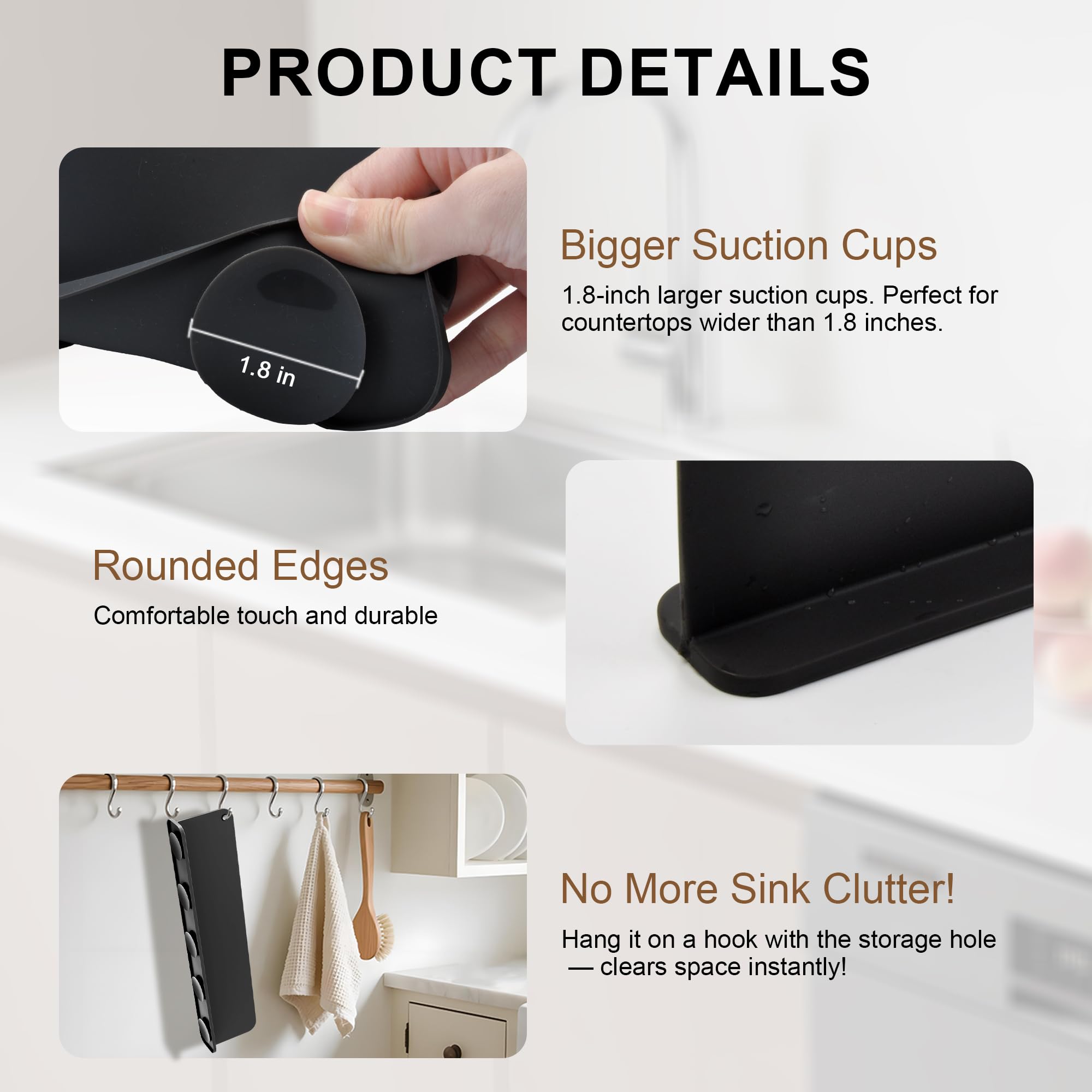 Mofason splash guard is dishwasher-safe for quick cleaning.