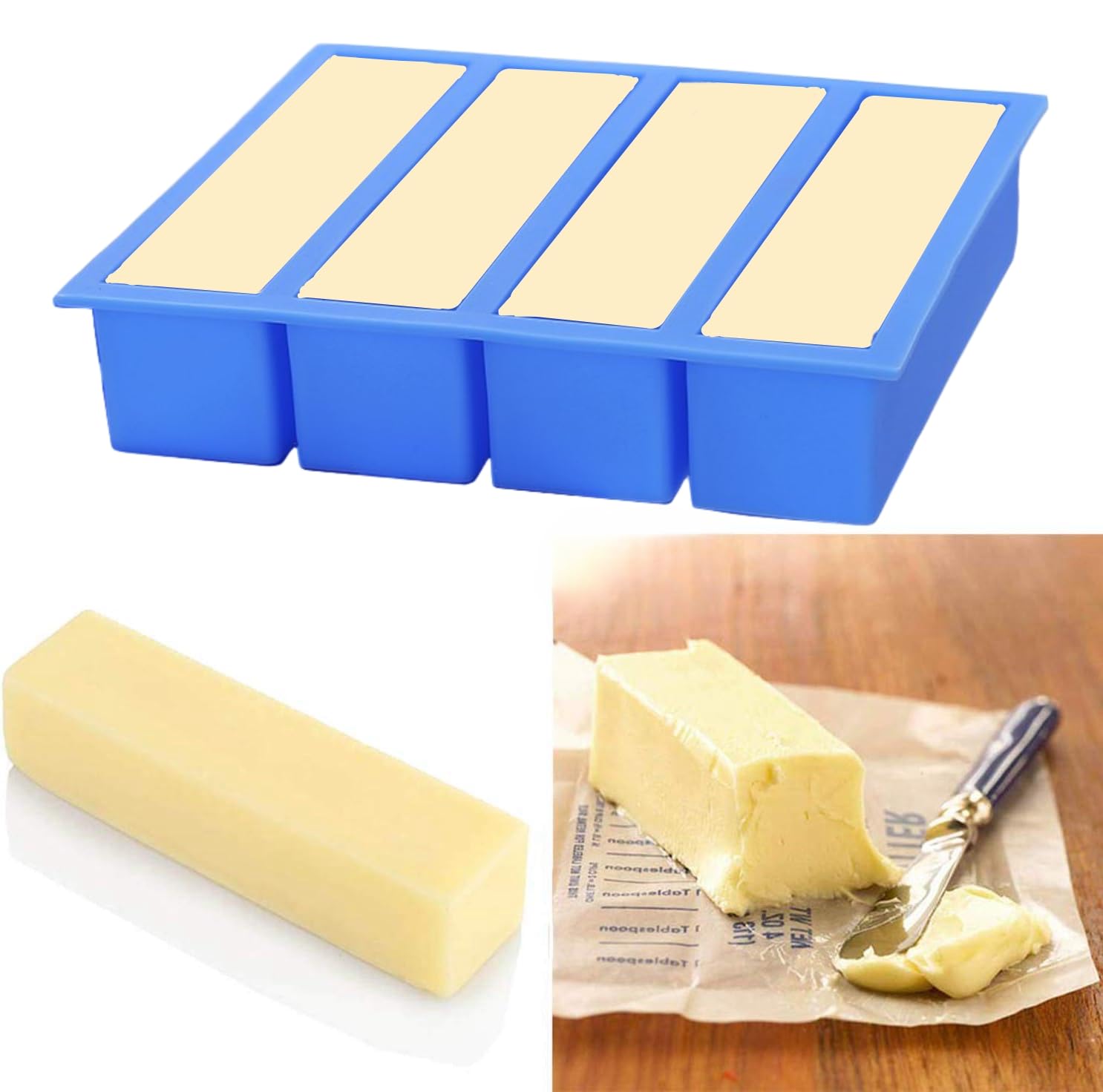 Moflekja butter and craft mold for kitchen projects