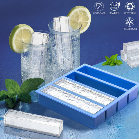Moflekja silicone ice tray with easy release for quick unmolding