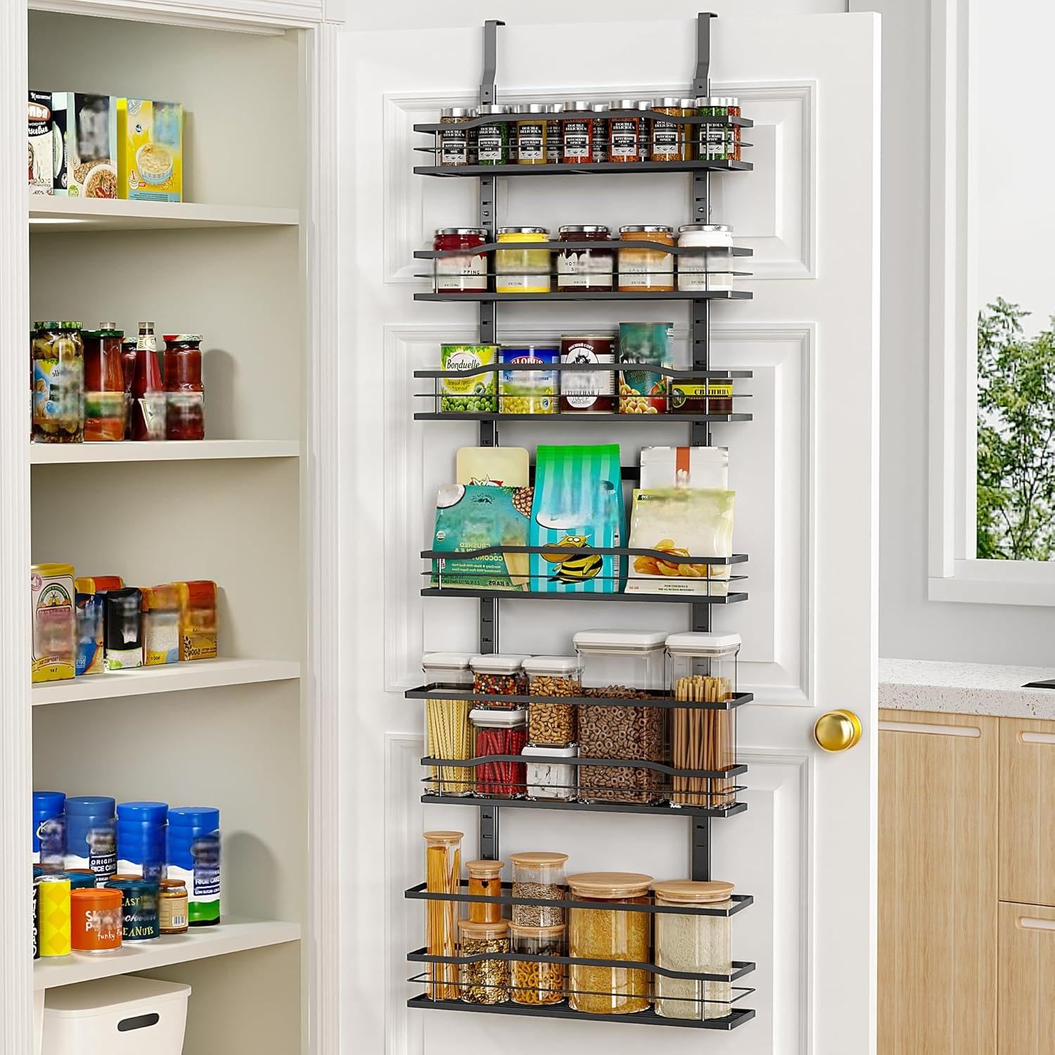 Moforoco easy installation with no tools for quick organization.