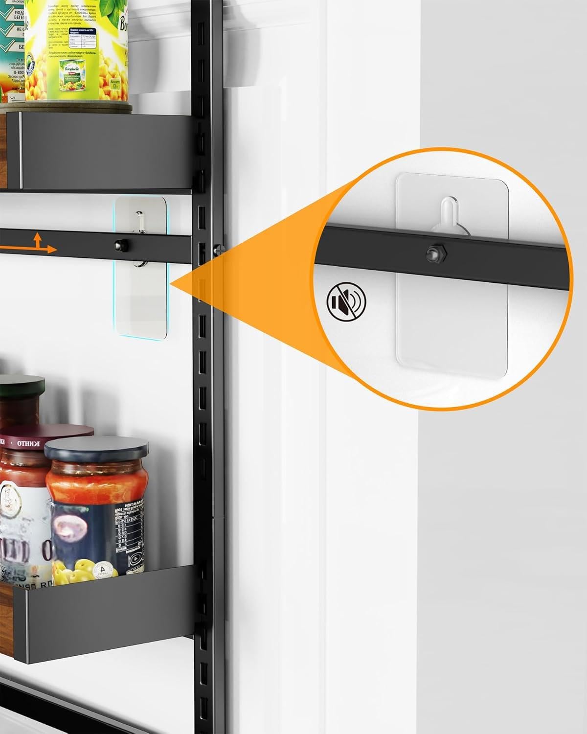 Moforoco tool-free installation over the door for quick setup.