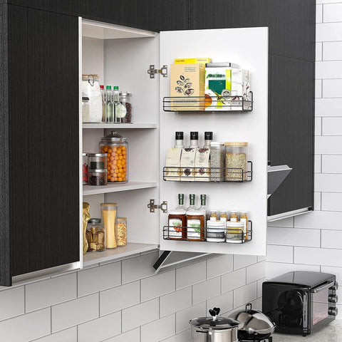 Moforoco steel rack resists rust for daily kitchen use.