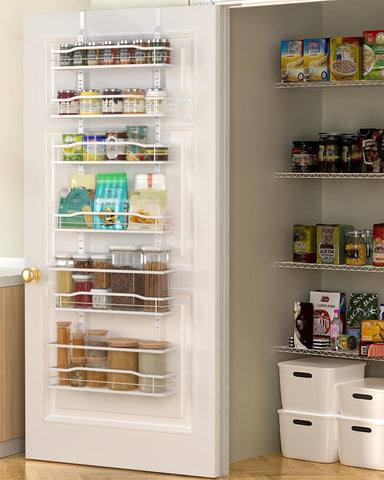 White finish complements modern kitchens and utility rooms