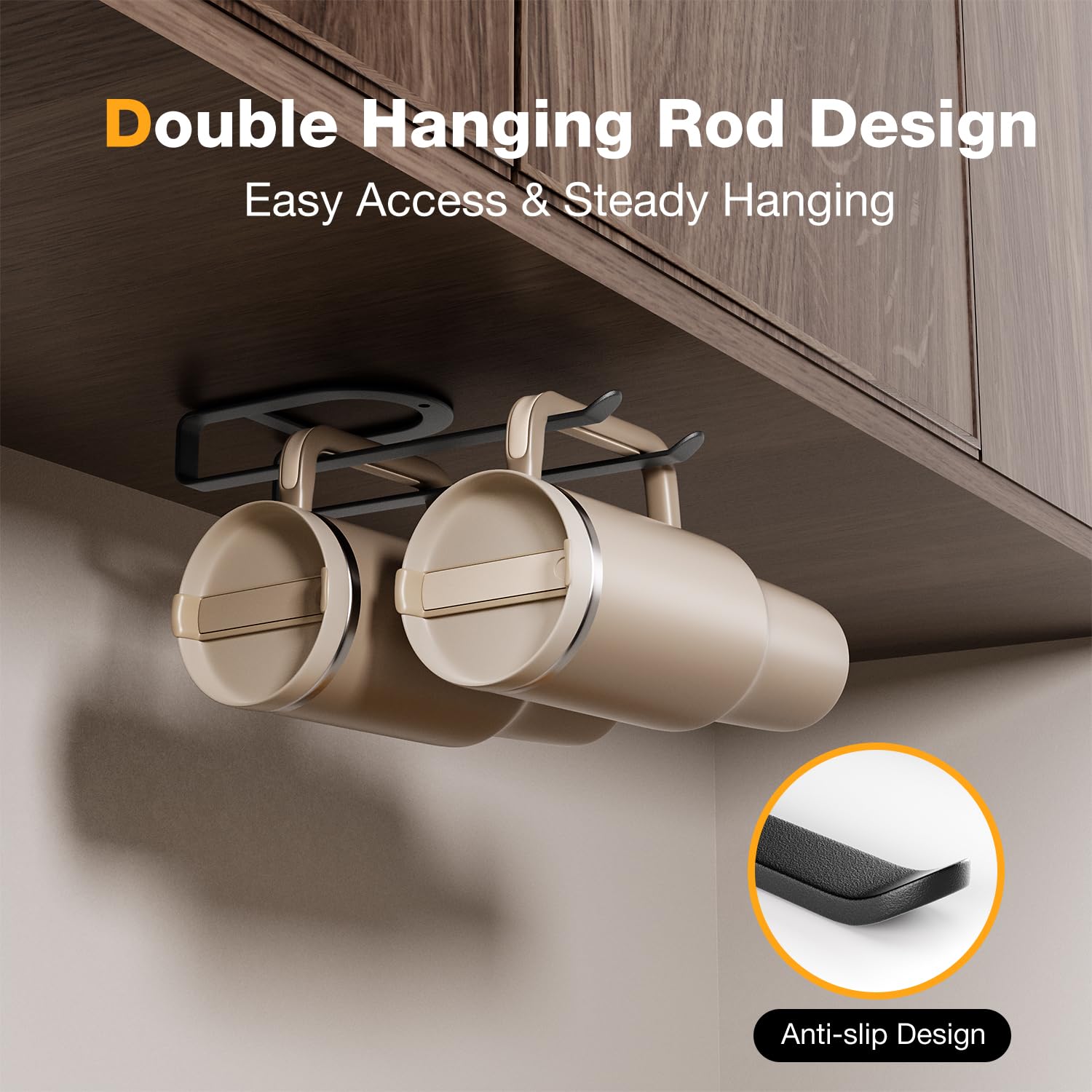 MOJOHAND easy installation with included screws for secure cabinet mounting.