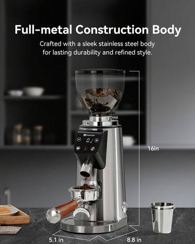 MOKKOM professional grinder designed for home baristas.