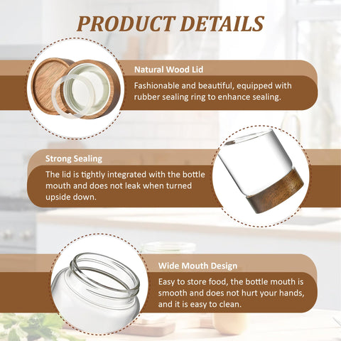 MOLADRI wooden lid close-up highlighting seal for freshness and leak prevention.