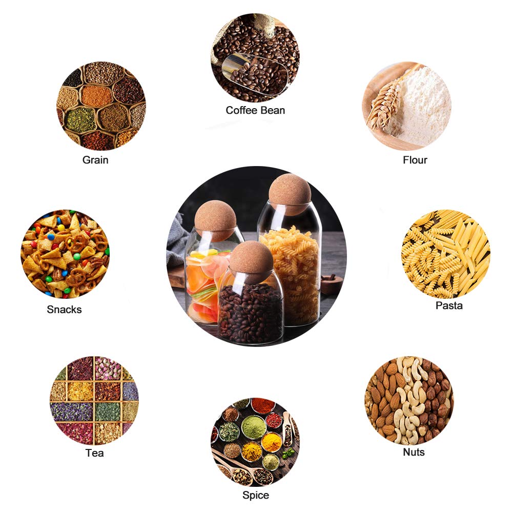 MOLFUJ spice jar protects herbs and spices from moisture.