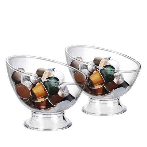 MOLFUJ versatile use as creamer or tea pod storage on countertops.
