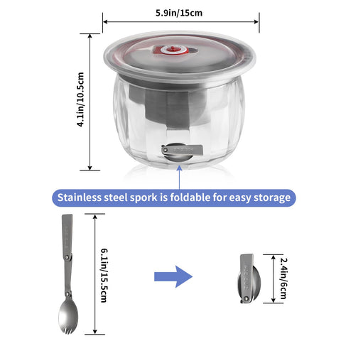 MOLIGOU two-pack dip bowls on ice set ideal for appetizers at gatherings