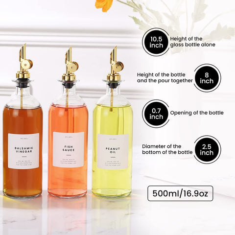 Molimoli weighted pourer ensures steady flow and dust protection