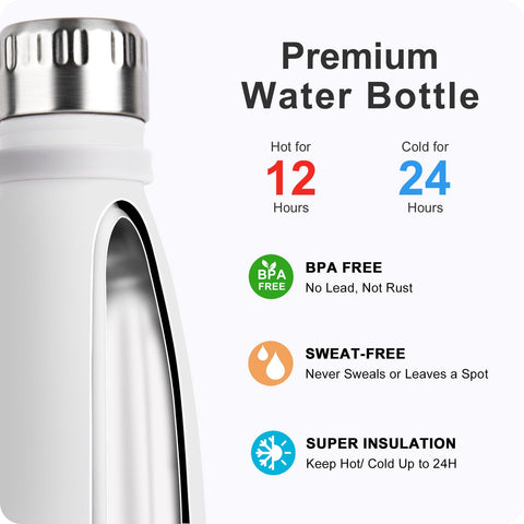 Mollcity bottle features a leak-proof lid to prevent spills.