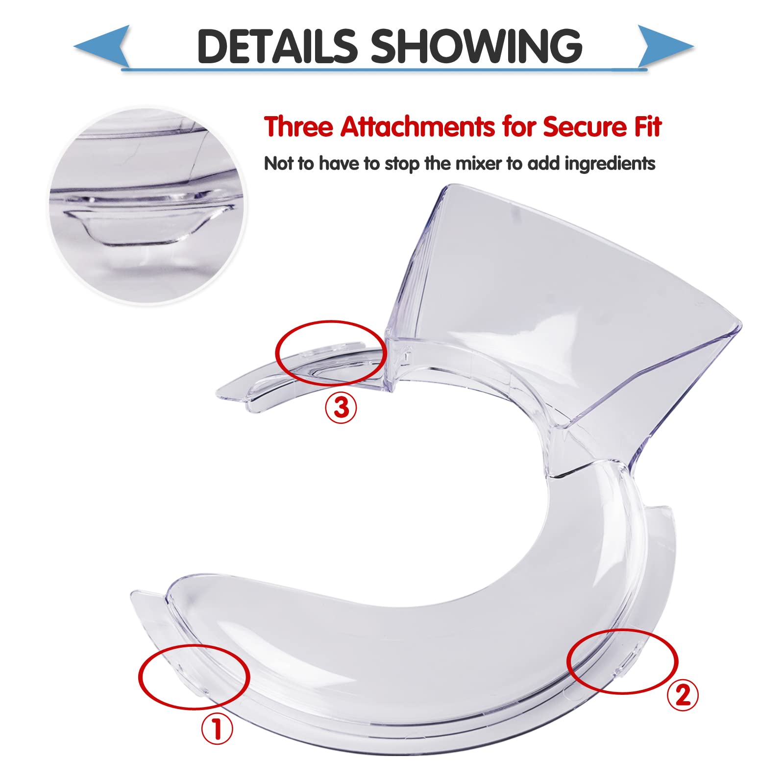 Moloudan secure-fit gear ensures stable operation without slipping during use
